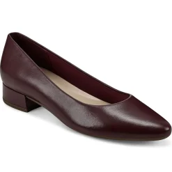 Caldise Leather Low Heel Dress Shoes
