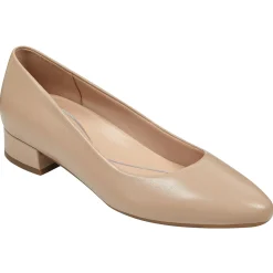 Caldise Leather Low Heel Dress Shoes