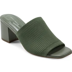 Caryn Heeled Slide Sandals