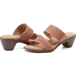 Crista Casual Slide Heeled Sandals