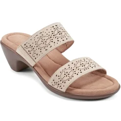 Crista Casual Slide Heeled Sandals