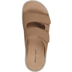 Red Slip On Sandals