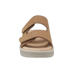 Red Slip On Sandals